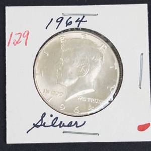 1964 Kennedy half dollar