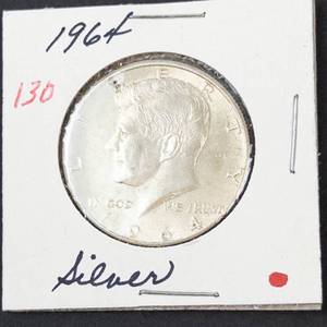 1964 Kennedy half dollar