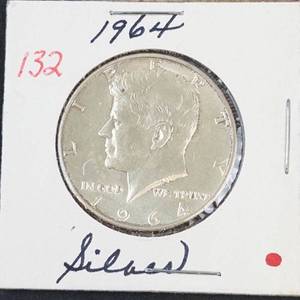 1964 Kennedy half dollar
