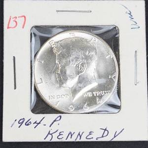 1964 Kennedy half dollar
