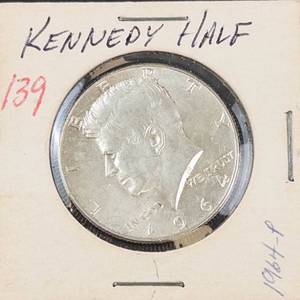 1964 Kennedy half dollar