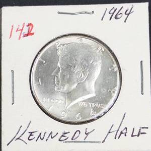 1964 Kennedy half dollar
