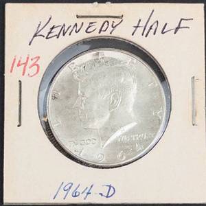 1964-D Kennedy half dollar