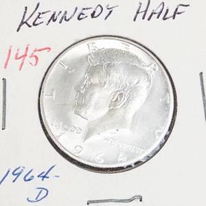 1964-D Kennedy half dollar