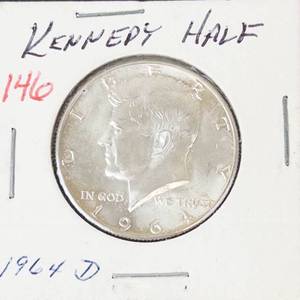 1964-D Kennedy half dollar