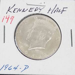 1964-D Kennedy half dollar
