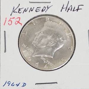 1964-D Kennedy half dollar