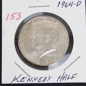 1964-D Kennedy half dollar