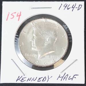 1964-D Kennedy half dollar