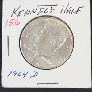 1964-D Kennedy half dollar