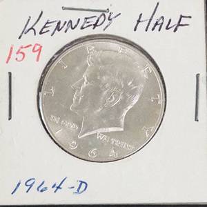 1964-D Kennedy half dollar