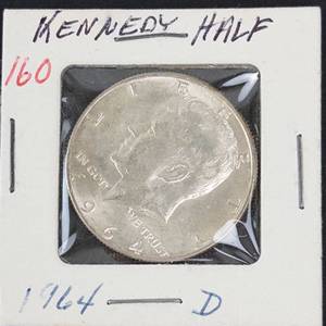 1964-D Kennedy half dollar