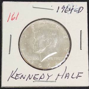 1964-D Kennedy half dollar