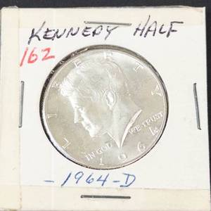 1964-D Kennedy half dollar