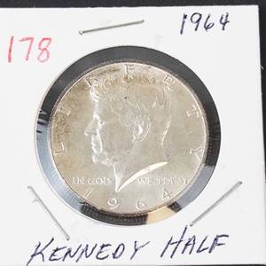 1964 Kennedy half dollar