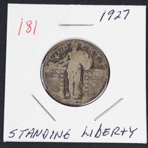 1927 Standing Liberty quarter