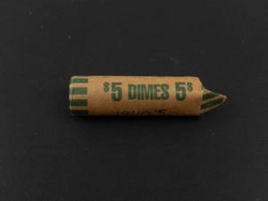 1 roll of 50 1940s Mercury dimes
