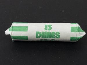 1 roll of 50 silver Roosevelt dimes