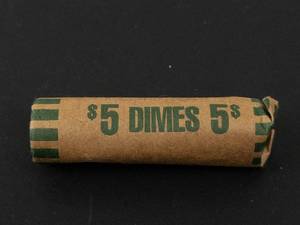 1 roll of 50 silver Roosevelt dimes