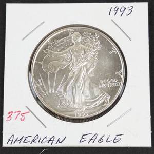 1993 American Eagle . 1 oz silver