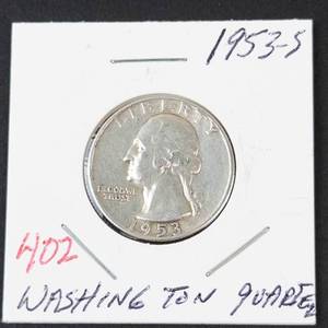 1953-S Washington quarter