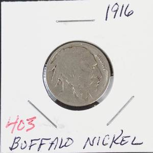 1916 Buffalo nickel