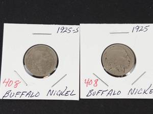 1925, 1925-S Buffalo nickels
