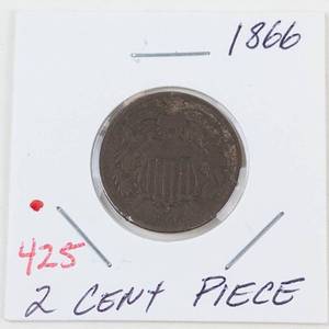 1866 2 cent piece
