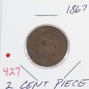 1867 2 cent piece
