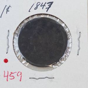 1847 US Large cent