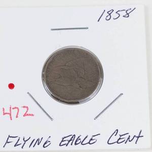 1858 Flying Eagle cent