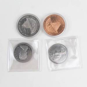 Canadian Commemorative dollars 1870-1970, 1873-1973 plus 2 mint medals