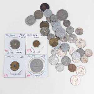 1 bag of mixed date , mixed country world coins