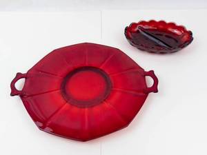 Vintage Ruby Red Glassware