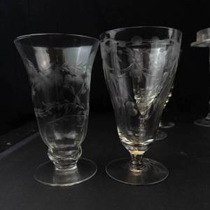 Mixed Glass Stemware & Vases
