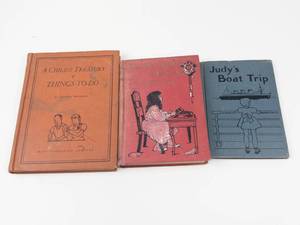 Vintage Childrens Book Trio - Judys Boat Trip, the Cuckoo Clock & Things-To-Do