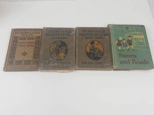 Vintage School Reader Book Set