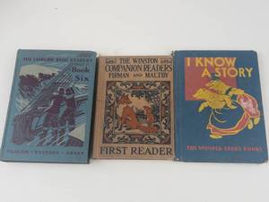 Vintage School Readers Lot of 3 Laidlaw, Winston & I Know a Story