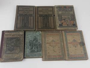 Antique School Reader & Arithmetic Textbooks
