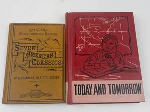 Vintage School Reader Books (Lot of 2)