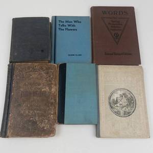 Vintage Mixed Book Lot of 6
