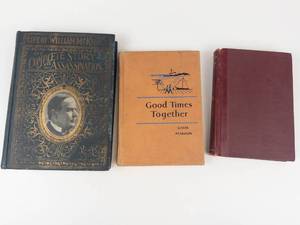Vintage Hardcover Book Trio - McKinley, Good Times Together & Essentials of Algebra