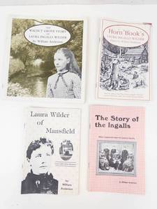 Laura Ingalls Wilder Books by William Anderson (Lot of 4)