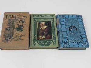 Antique Classic Hardcover Book Mixed Lot of 3