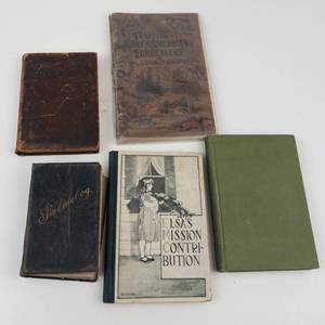 Vintage Book Mixed Lot of 5