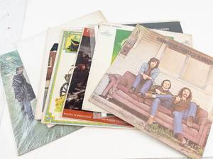 Assorted Vinyl Record Sleeves Only Mixed Lot (Lot of 10)
