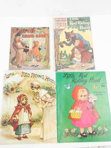 Little Red Riding Hood Storybook & Coloring Book Lot of 4