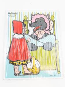 Vintage Playskool Little Red Riding Hood 12 Pieces Puzzle