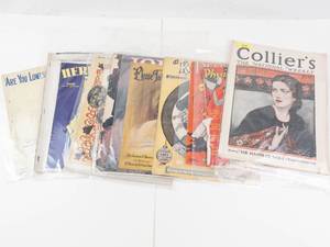 Vintage Sheet Music & Magazine Ephemera (Lot of 9)