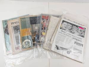 Vintage Magazine & Sheet Music Mixed Lot of 8